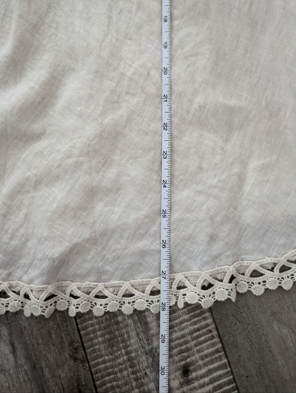 Elena Baldi 100% Linen Beige‎ fringe tank * - Picture 5 of 7